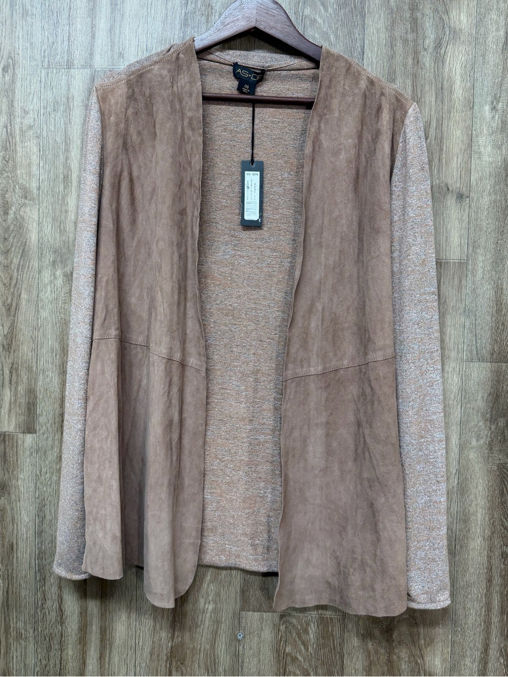 NEW AS by DF Windy Coy Suede Cardigan
